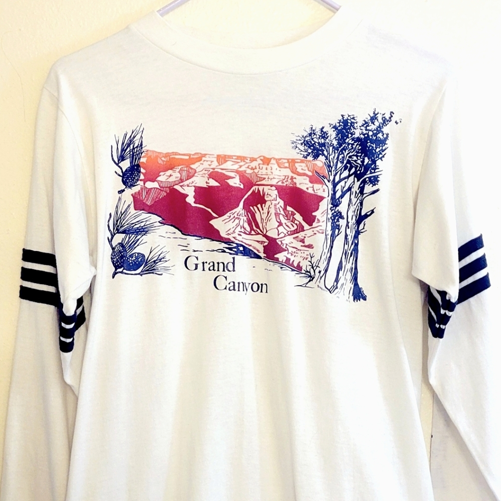 Vintage Grand Canyon Baseball Long Sleeve Tee